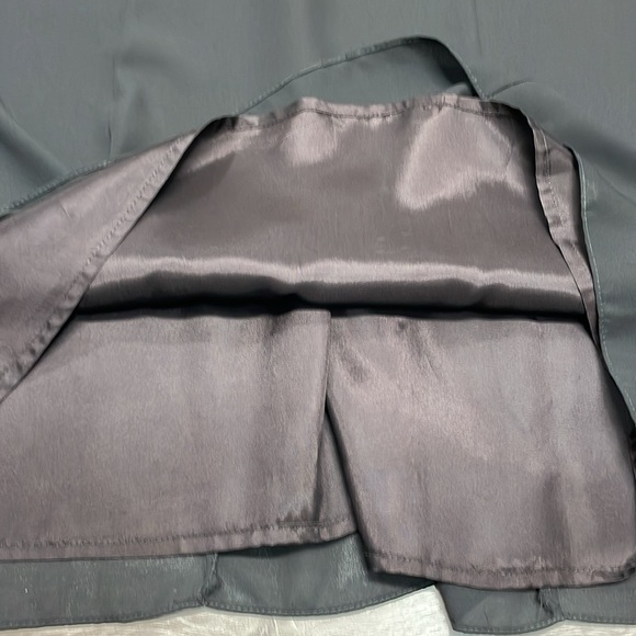 Vintage 90’s Betsy & Adam High Neck Halter Soutache Formal Long Gown Dress 3/4 - Picture 12 of 16